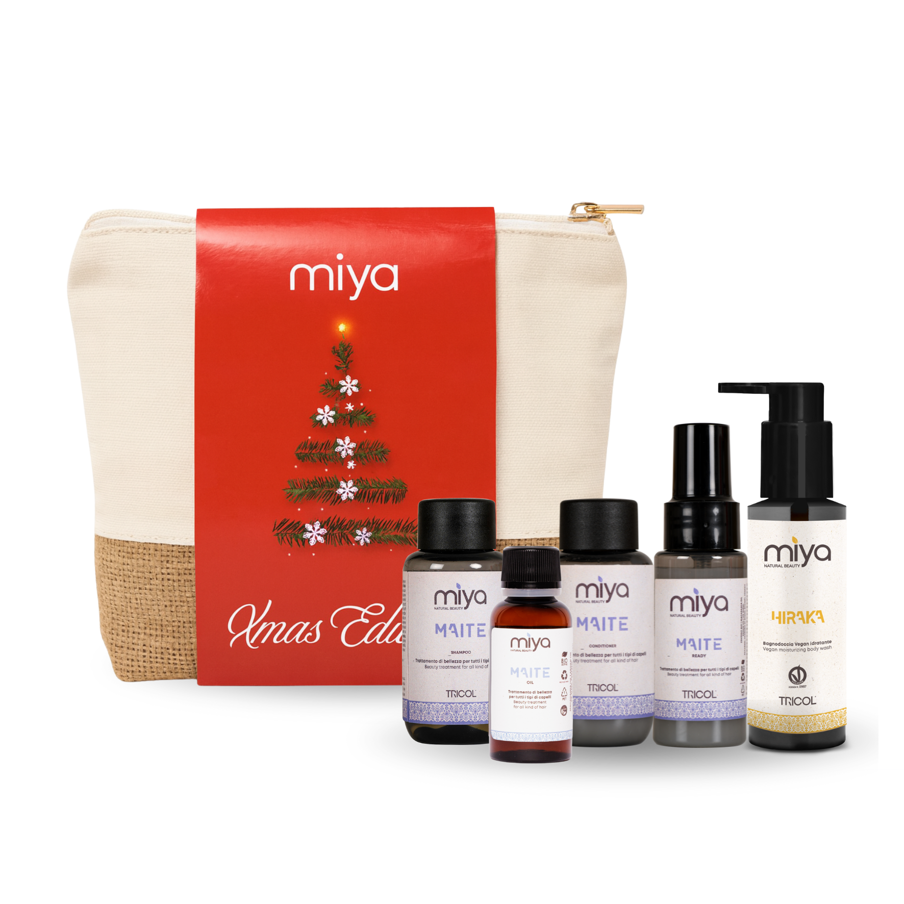 MIYA Maite Christmas Edition. Різдвяний подарунковий набір для волосся та тіла